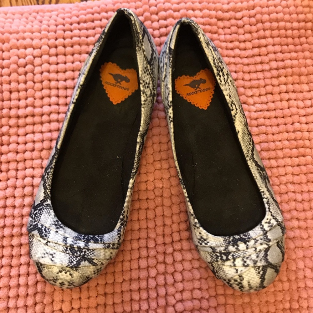 Rocketdog Snakeskin Flats